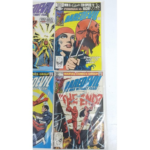 25 - Ten Marvel Daredevil Comics - Most Being in Very Fine to Very Fine Plus Grade. All individually wrap... 