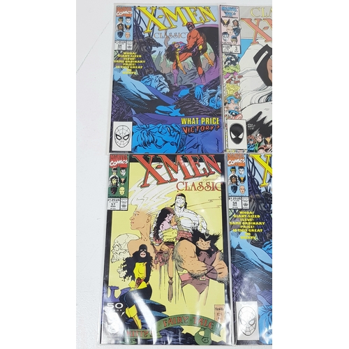 35 - Ten Marvel X Men Classic Comics - Most Being in Very Fine to Very Fine Plus Grade. All individually ... 