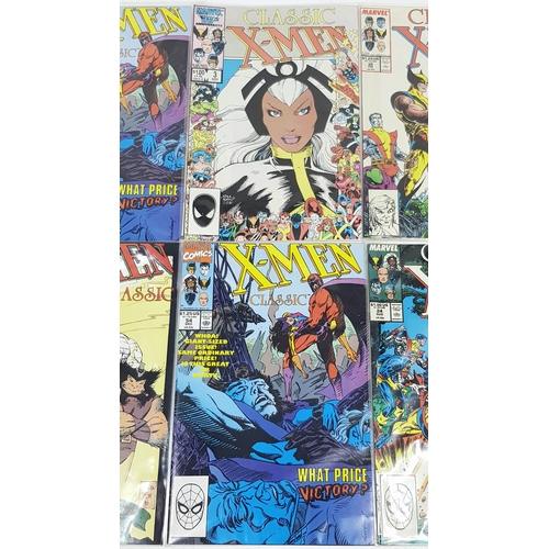 35 - Ten Marvel X Men Classic Comics - Most Being in Very Fine to Very Fine Plus Grade. All individually ... 