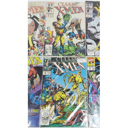 35 - Ten Marvel X Men Classic Comics - Most Being in Very Fine to Very Fine Plus Grade. All individually ... 