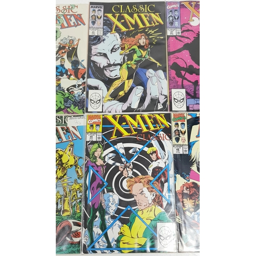 35 - Ten Marvel X Men Classic Comics - Most Being in Very Fine to Very Fine Plus Grade. All individually ... 