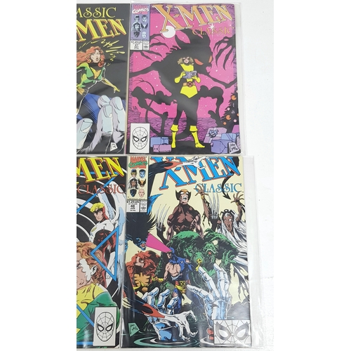 35 - Ten Marvel X Men Classic Comics - Most Being in Very Fine to Very Fine Plus Grade. All individually ... 