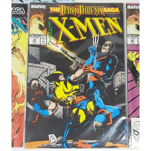 36 - Nine Marvel X Men Comics - 4 of X Men and the Micronauts Plus 5 of X Men Dark Phoenix Saga. All Bein... 