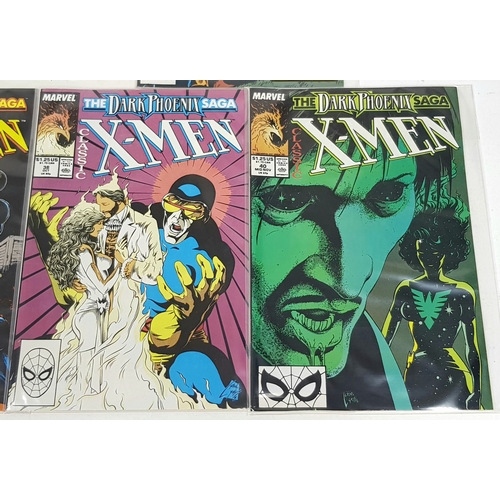 36 - Nine Marvel X Men Comics - 4 of X Men and the Micronauts Plus 5 of X Men Dark Phoenix Saga. All Bein... 