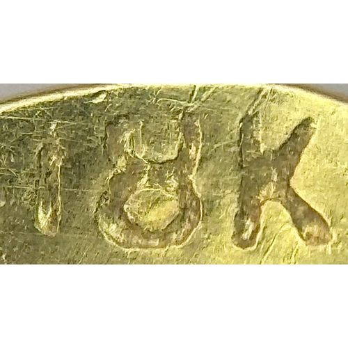 150 - An 18K Yellow Gold, Amethyst Pendant and Ring Set. An oval and pear cut centre stone - 4ctw set in a... 