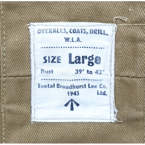 A Good Condition, Genuine WW2, 1943 British Factory Overcoat-Size Large ...