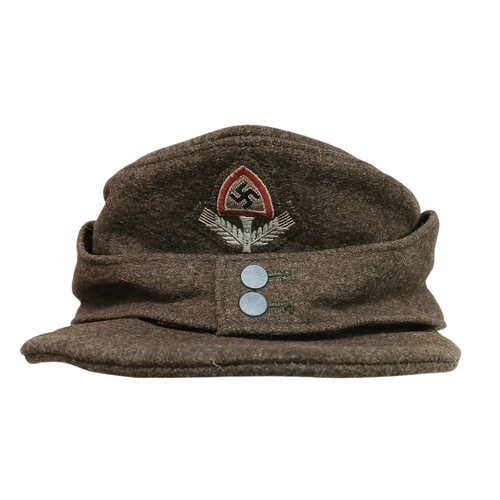 138 - WW2 German Reichs Arbeit Dienst; RAD (Labour Corps) Private Purchase M43 Cap.