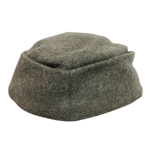 214 - Late WW2 German Ersatz M43 Cap. This is a Forced Labour Camp made cap where they recycled old unifor... 