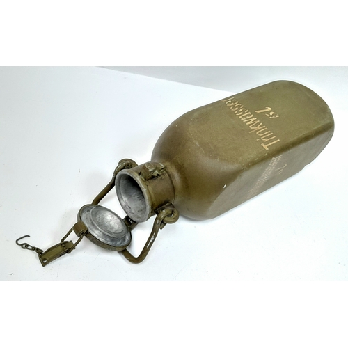 381 - WW2 German Africa Corps 5 Ltr “Trink Wasser” Drinking Water Container. Nice Makers Stamp on Base.