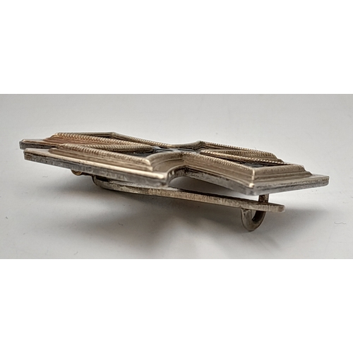 207 - WW2 German Private Purchase EK I Iron Cross 1st Class Marked .0800 on the pin. 3 part construction w... 