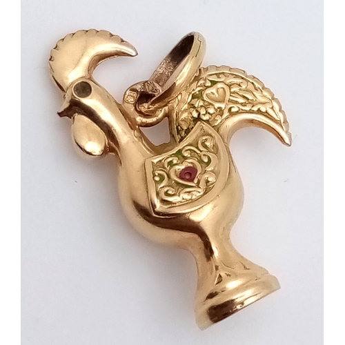 273 - A 9K Yellow Gold, Portuguese, 