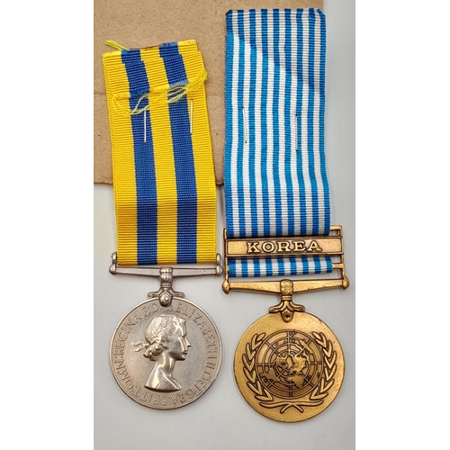 367 - R.A.O.C Korea & U.N Medal to 22646685 Pte. D. Stanbridge.