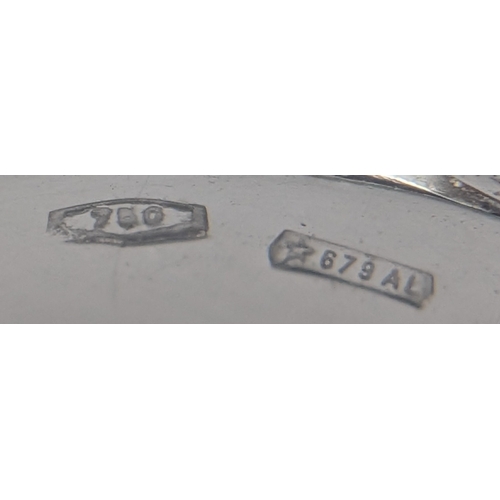 233 - A 18k white gold diamond and turquoise ring, 0.02ct diamond weight, 6.7g total weight, ring size R. ... 