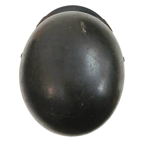 130 - WW2 German M-35 Double Decal Luftwaffe Helmet with Liner & Chin Strap. Some attempts have been made ... 