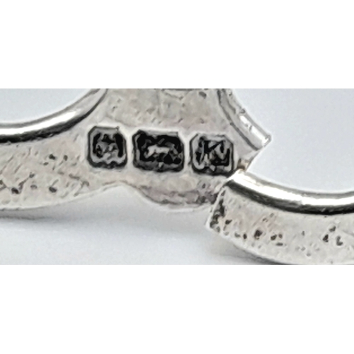 402 - A Pair of Mappin and Webb Vintage Sterling Silver Toast Racks. Both hallmarked. One is slightly brok... 