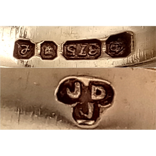 238 - Magnificent  9 CARAT GOLD RING Set with Large Pale CITRINE GEMSTONE. Oval Cut, Beautifully Faceted .... 