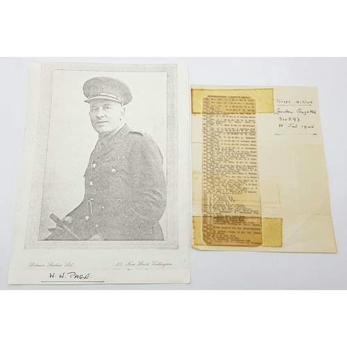31 - A Distinguished Conduct Medal (DCM) award for the defence of the Dunkirk perimeter during the evacua... 