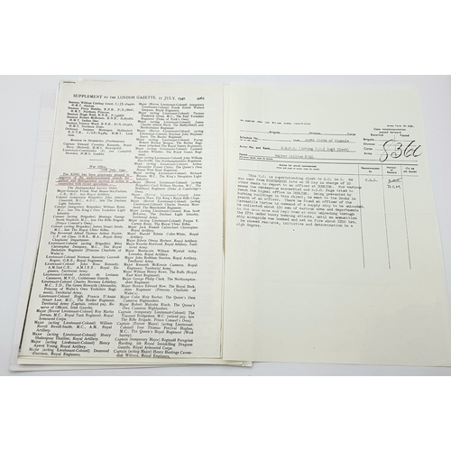 31 - A Distinguished Conduct Medal (DCM) award for the defence of the Dunkirk perimeter during the evacua... 