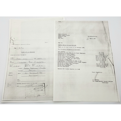 31 - A Distinguished Conduct Medal (DCM) award for the defence of the Dunkirk perimeter during the evacua... 