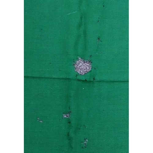 221 - WW2 Italian Fascists Flag 215cm x 150 cm. A Genuine period Italian flag that has been hand painted p... 