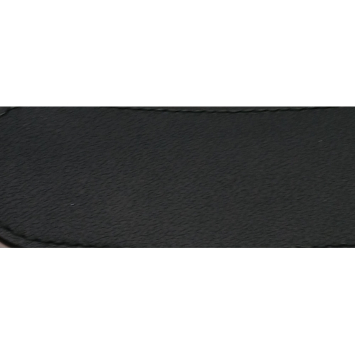 373 - A Gucci Black Leather Pearl Embellished Double G Buckle Belt. Size 80.32. Approx 94.5cm in length. T... 