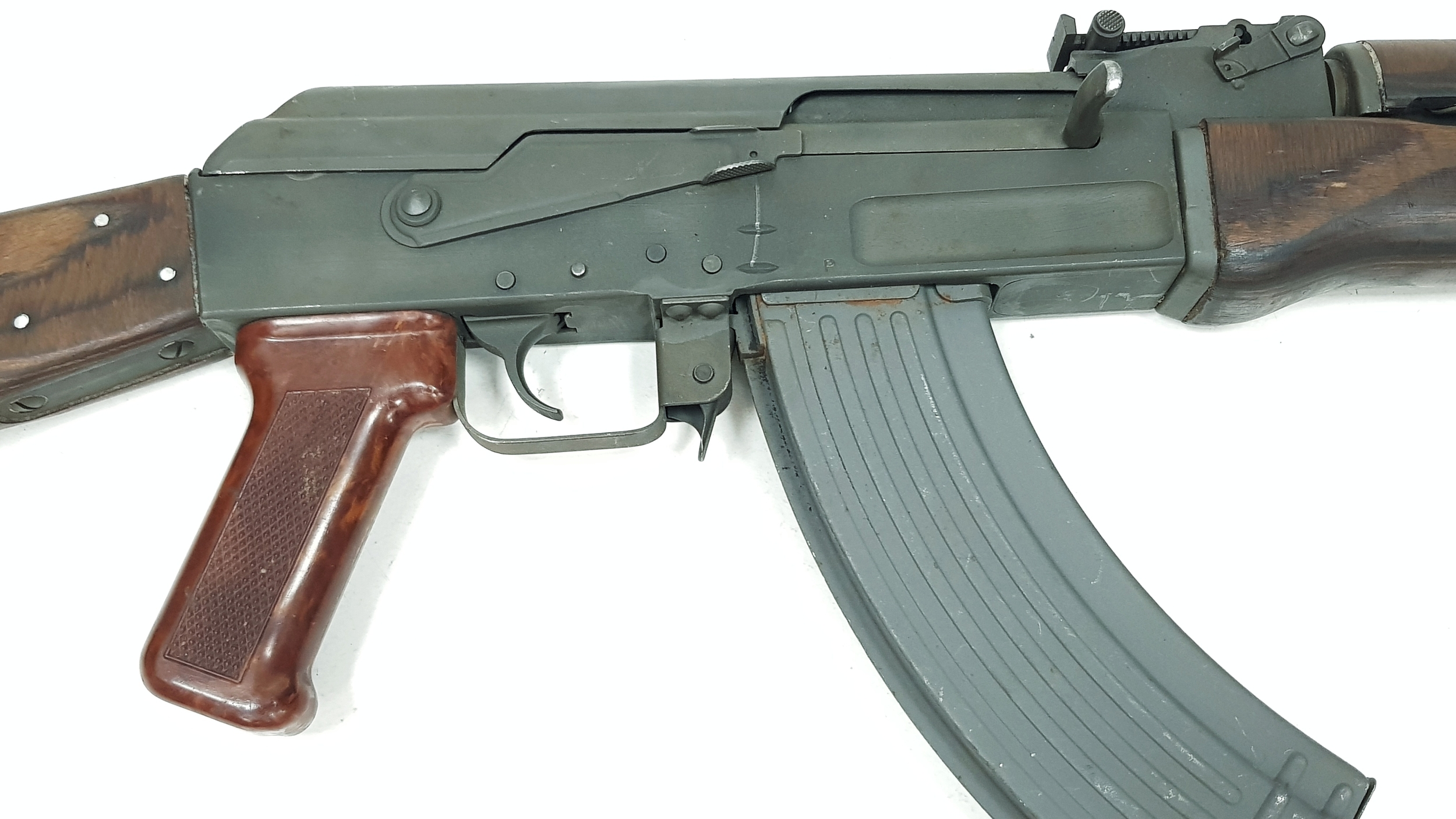 A Deactivated Polish Radom AK47 Assault Rifle. 7.62mm calibre. 15 inch ...