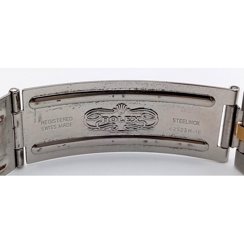 72 - A Highly Collectible Rolex Datejust Turn-O-Graph Automatic Gents Watch. Jubilee bi-metal bracelet an... 