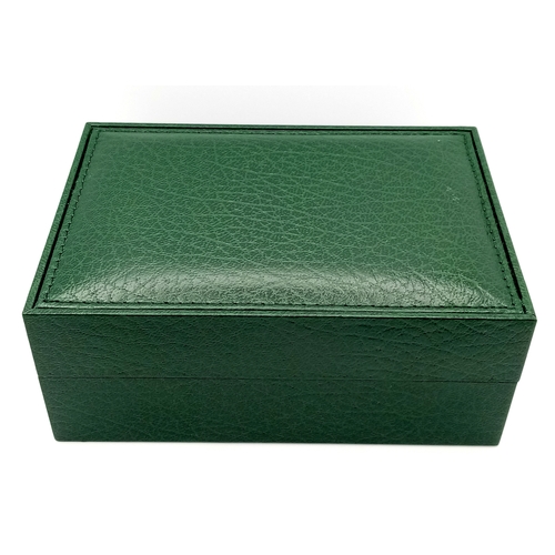 93 - A Vintage Rolex Air King Super Precision Automatic Gents Watch. Green textured leather strap. Stainl... 