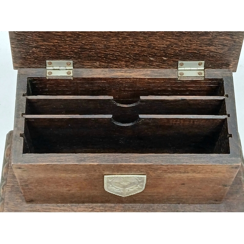 486 - 3rd Reich Hunting Association Kreisjaegermeister's Document, & Pen Box. A Kreisjaegermeister is an e... 