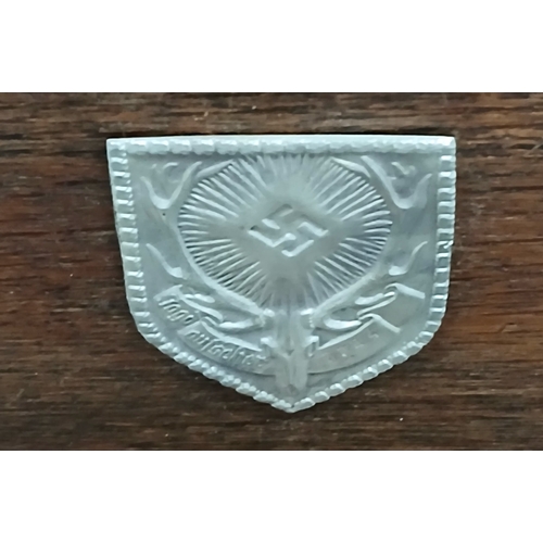 486 - 3rd Reich Hunting Association Kreisjaegermeister's Document, & Pen Box. A Kreisjaegermeister is an e... 