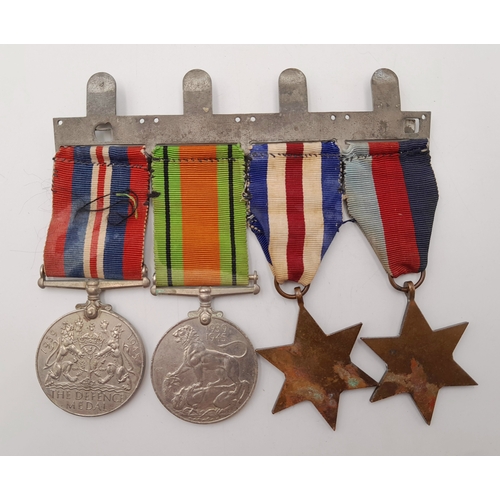 493 - WW2 Atlantic Bar Medal Group. 1939-45 Star, France & Germany Star with Atlantic Bar, Defence & War M... 
