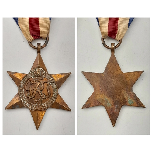 493 - WW2 Atlantic Bar Medal Group. 1939-45 Star, France & Germany Star with Atlantic Bar, Defence & War M... 
