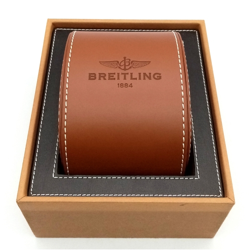 31 - A Breitling Galactic Unitime Automatic Gents Watch. Model WB3510. Stainless steel bracelet and case ... 