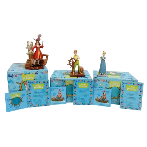 Figurine Disney Peter Pan Et Wendy - Résine, Couleur Verte - Collection