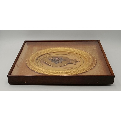 367 - A Coldstream Guards Shako Plate - Worn by General Sir George Bowles During the Battle of Waterloo. D... 