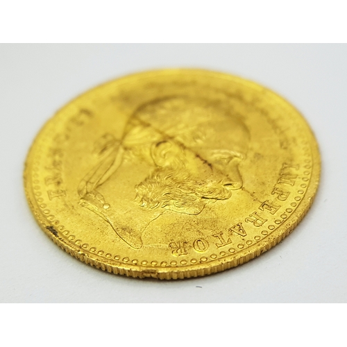 59 - A 1915 Austrian Restrike 1 Ducat Gold Coin. 3.49g of .986 Fine Gold (23.75K).