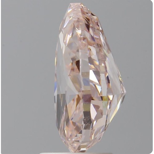 185 - A 3.02CT Pear Shape Lab-Grown Diamond. Color FANCY INTENSE PINK, clarity VS1. IGI certified. Cert no... 