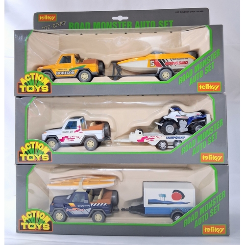 346 - A box of boxed die cast vehicles. Various makes.