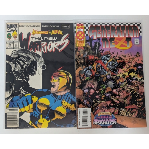 181 - Ten Marvel Mixed Comics - Most Being in Very Fine to Very Fine Plus Grade. All individually wrapped ... 