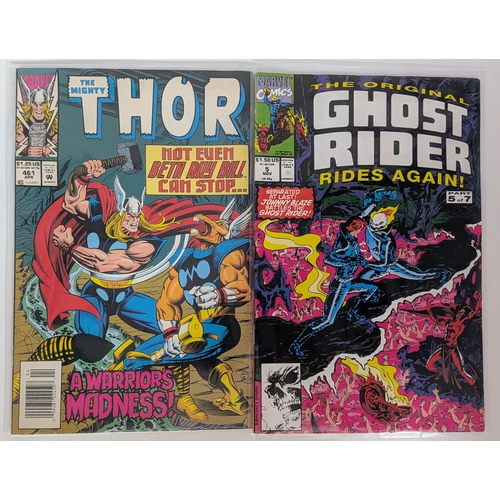 181 - Ten Marvel Mixed Comics - Most Being in Very Fine to Very Fine Plus Grade. All individually wrapped ... 