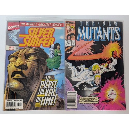 181 - Ten Marvel Mixed Comics - Most Being in Very Fine to Very Fine Plus Grade. All individually wrapped ... 