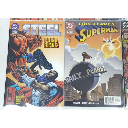 201 - Ten DC Mixed Comics - Most Being in Very Fine to Very Fine Plus Grade. All individually wrapped in p... 