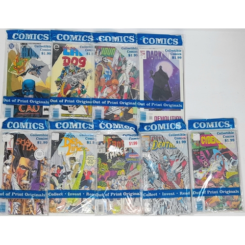 94 - Nine Sealed Collectible Comic Packs. 18 miscellaneous comics.