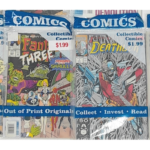 94 - Nine Sealed Collectible Comic Packs. 18 miscellaneous comics.