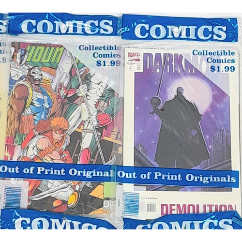 94 - Nine Sealed Collectible Comic Packs. 18 miscellaneous comics.