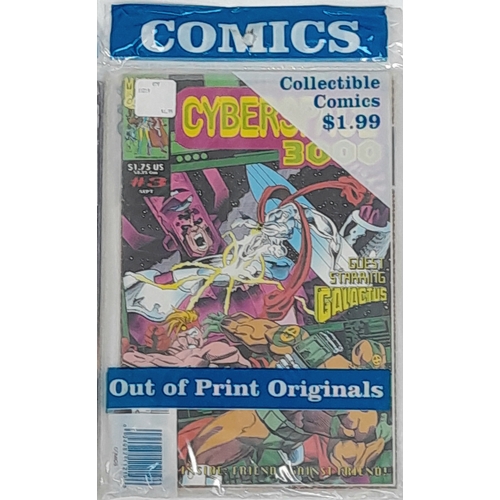 94 - Nine Sealed Collectible Comic Packs. 18 miscellaneous comics.