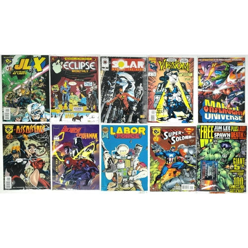 241 - Ten Mixed Comics - Most Being in Very Fine to Very Fine Plus Grade. All individually wrapped in plas... 
