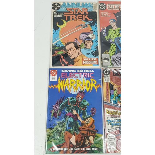 91 - Ten DC Mixed Comics - Most Being in Very Fine to Very Fine Plus Grade. All individually wrapped in p... 