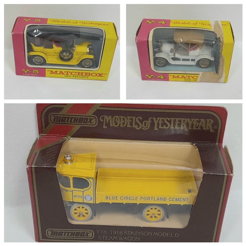 223 - A box of boxed Models of yesteryear. Some of the boxes have some wear. Please see photos.