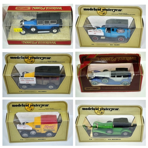 227 - A box of boxed Models of yesteryear. Some of the boxes have some wear. Please see photos.